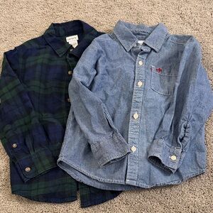 Carter's Boys' Button-Up Shirt - Long Sleeve